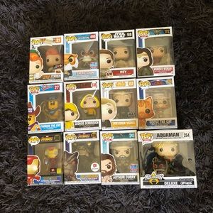 Funko Pop Lot of 12. $150 Value.